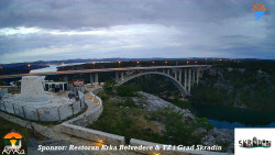 Skradin, řeka Krka, most A1