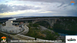 Skradin, řeka Krka, most A1