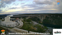 Skradin, řeka Krka, most A1