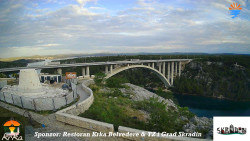 Skradin, řeka Krka, most A1