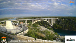 Skradin, řeka Krka, most A1