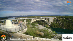 Skradin, řeka Krka, most A1