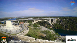 Skradin, řeka Krka, most A1