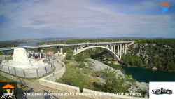Skradin, řeka Krka, most A1