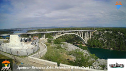 Skradin, řeka Krka, most A1