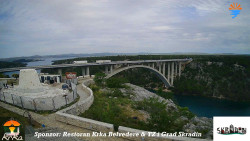 Skradin, řeka Krka, most A1