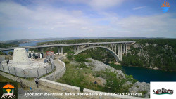 Skradin, řeka Krka, most A1