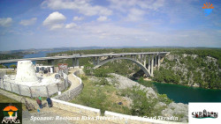 Skradin, řeka Krka, most A1