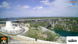Skradin, řeka Krka, most A1