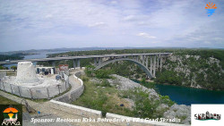 Skradin, řeka Krka, most A1