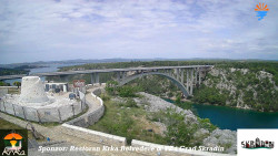 Skradin, řeka Krka, most A1