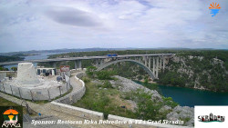 Skradin, řeka Krka, most A1