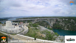 Skradin, řeka Krka, most A1