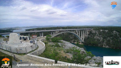 Skradin, řeka Krka, most A1