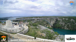Skradin, řeka Krka, most A1