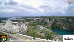 Skradin, řeka Krka, most A1