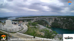 Skradin, řeka Krka, most A1