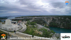 Skradin, řeka Krka, most A1