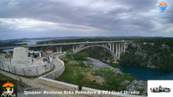 Skradin, řeka Krka, most A1