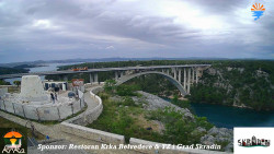 Skradin, řeka Krka, most A1