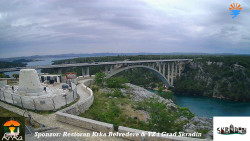 Skradin, řeka Krka, most A1