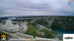 Skradin, řeka Krka, most A1