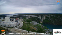 Skradin, řeka Krka, most A1