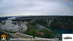 Skradin, řeka Krka, most A1