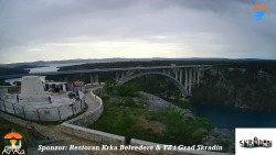 Skradin, řeka Krka, most A1