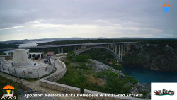 Skradin, řeka Krka, most A1