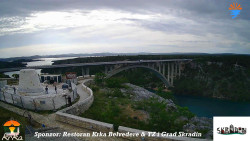 Skradin, řeka Krka, most A1