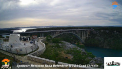 Skradin, řeka Krka, most A1