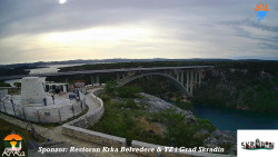 Skradin, řeka Krka, most A1