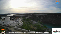 Skradin, řeka Krka, most A1