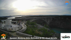 Skradin, řeka Krka, most A1