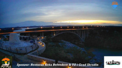 Skradin, řeka Krka, most A1