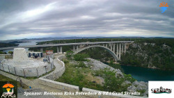 Skradin, řeka Krka, most A1