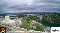 Skradin, řeka Krka, most A1