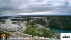 Skradin, řeka Krka, most A1