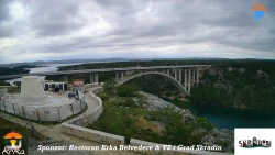 Skradin, řeka Krka, most A1