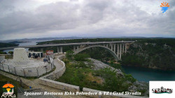 Skradin, řeka Krka, most A1