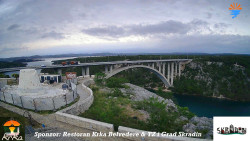 Skradin, řeka Krka, most A1