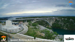 Skradin, řeka Krka, most A1