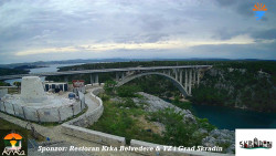 Skradin, řeka Krka, most A1