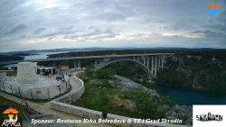 Skradin, řeka Krka, most A1