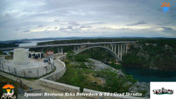 Skradin, řeka Krka, most A1