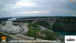 Skradin, řeka Krka, most A1