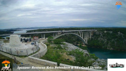 Skradin, řeka Krka, most A1