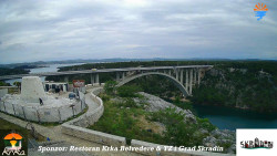 Skradin, řeka Krka, most A1