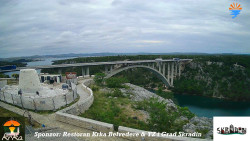 Skradin, řeka Krka, most A1